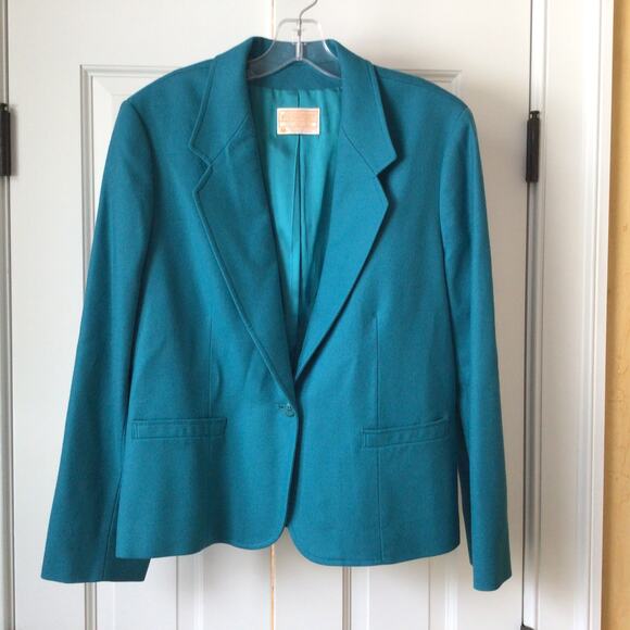 Pendleton Vintage Wool Blazer Sz 16 - Picture 1 of 8
